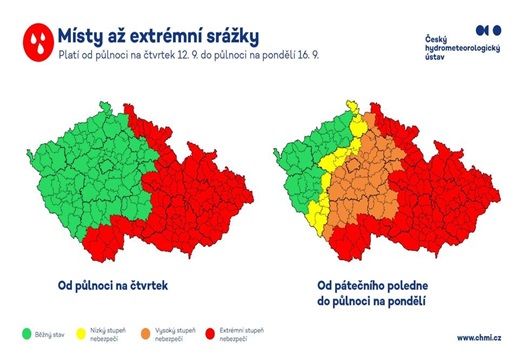 Informace o uzavření našich turistických cílů z důvodu extrémního počasí!