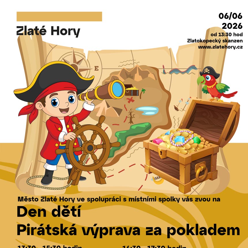 Den dětí – Pirátská výprava za pokladem